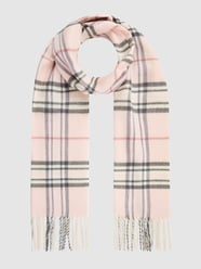 Schal mit Tartan-Karo von Fraas Pink - 16