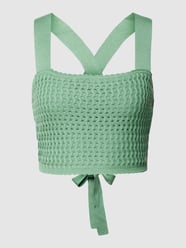 Top in gebreide look, model 'YASMINA' van Guess Groen - 17