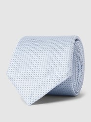 Zijden stropdas met grafisch all-over motief van BOSS - 25
