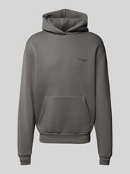 Hoodie mit Label-Detail von REVIEW Grau - 15