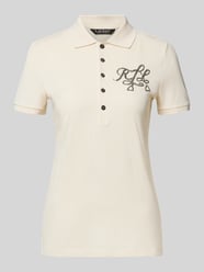 Slim fit poloshirt met logo van kralen, model 'KIEWICK' van Lauren Ralph Lauren - 39