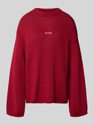 Oversized Strickpullover mit Label-Detail Modell 'Fitzi' von OH APRIL - 46