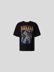 T-Shirt mit Motiv von R13 Grau / Schwarz - 37
