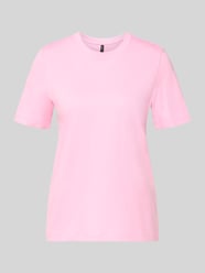 krój regular fit t-shirt z czystej bawełny model 'PAULINA' od VERO MODA - 11