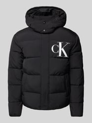 Steppjacke mit Logo-Print von Calvin Klein Jeans Schwarz - 15