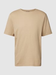 T-Shirt in melierter Optik Modell 'BLUROCK' von Jack & Jones Premium Beige - 39