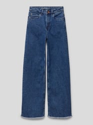 Wide Leg Jeans mit französischen Eingrifftaschen Modell 'ANEMAY' von Garcia Blau - 9