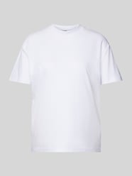 T-shirt met geribde ronde hals van Stefanel - 4