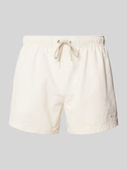 Relaxed Fit Badeshorts mit Strukturmuster Modell 'Velvetfish' von BOSS - 30