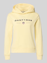 Regular Fit Hoodie mit Label-Print von GANT - 44