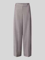 wide fit broek van zuivere scheerwol met persplooien van windsor. - 19