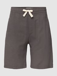 Leinenshorts mit Tunnelzug von REVIEW Grau - 33