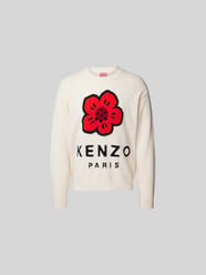 Pullover mit Label-Print von Kenzo Beige - 3