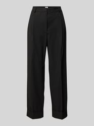 Straight leg pantalon met bandplooien van Jake*s Collection - 45
