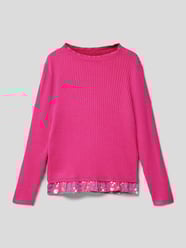 Strickpullover in Layering-Optik Modell 'Back to School' von s.Oliver RED LABEL Rosa - 47
