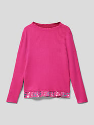 Strickpullover in Layering-Optik Modell 'Back to School' von s.Oliver RED LABEL Pink - 33