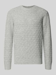 Sweter z dzianiny o kroju regular fit z dodatkiem wełny model „BLASIMON” od JACK & JONES Premium - 34