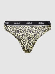 String mit Allover-Muster Modell 'Leo' von HUGO Gelb - 24