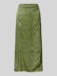 Midirok van viscosemix met zijde van Marc Cain - 5