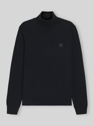 Rollkragenpullover mit Logo-Patch aus Kaschmir von BOSS Orange - 3