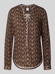 Regular Fit Blusenshirt aus Viskose mit Knopfleiste von Emily Van den Bergh - 16
