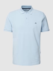 Poloshirt mit Logo-Stitching von Selected Homme Blau - 15