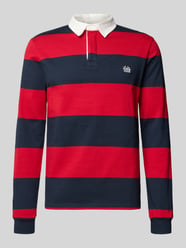 Regular Fit Poloshirt mit Rugby-Streifen und Logo-Bestickung von REVIEW - 41