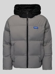 kurtka pikowana o kroju regular fit z kapturem model 'Bodo2541' od HUGO Blue - 2