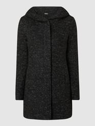 Jacke aus Bouclé Modell 'Sedona' von Only Grau / Schwarz - 17