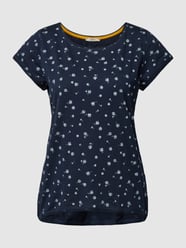 T-Shirt mit Allover-Motiv-Print von Esprit Blau - 35