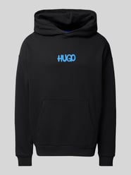 Hoodie mit Label-Print Modell 'Nimayho' von Hugo Blue Schwarz - 11