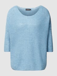 Sweter z dzianiny z fakturowanym wzorem model ‘Tuesday’ od Soaked in Luxury Niebieski - 24