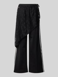Loose fit sweatbroek van katoenmix model '2IN1 LACE FIREBIRD' van adidas Originals - 7