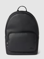 Rucksack mit Label-Detail von Lacoste Grau / Schwarz - 36