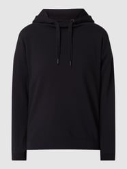 Hoodie met oversized schouders  van s.Oliver RED LABEL Zwart - 38