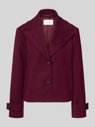 Kurzmantel mit Ärmelriegeln Modell 'SOLO' von VILA Bordeaux - 40