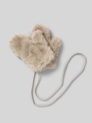 Handschoenen met imitatiebont van Marc Cain - 4