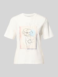 t-shirt z okrągłym dekoltem i nadrukiem z motywem od Christian Berg Woman - 45