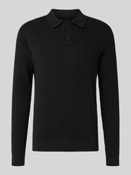 Sweter z dzianiny z kołnierzykiem polo od MCNEAL - 27