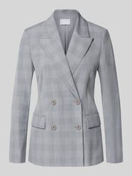 Regular fit geruite blazer met viscose van Jake*s Collection - 28