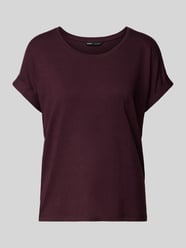 Comfort fit shirt met viscose, model 'MOSTER' van Only Bordeaux - 36