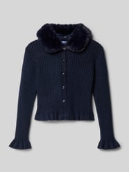 Strickjacke mit Kunstfellbesatz von Mayoral - 10