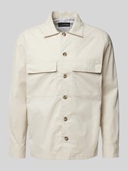 Comfort Fit Overshirt mit Baumwoll-Anteil von Marc O'Polo Beige - 21