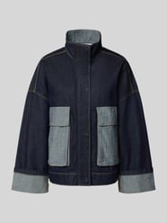 Oversized jeansjack met opstaande kraag van JAKE*S STUDIO WOMAN - 2