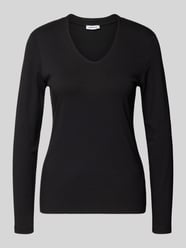 Longsleeve mit V-Ausschnitt von More & More - 3