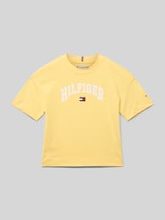 T-Shirt mit Label-Print von Tommy Hilfiger Teens - 6