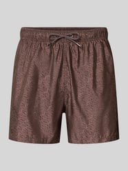 Regular Fit Badeshorts mit Allover-Logo-Print von Emporio Armani - 7