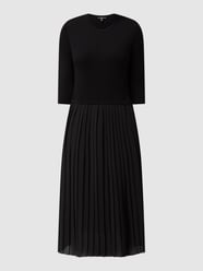 Kleid mit Plisseefalten von Esprit Collection Schwarz - 37