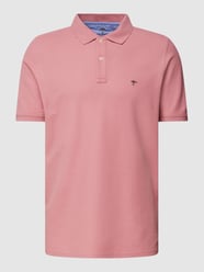 Koszulka polo z wyhaftowanym logo od Fynch-Hatton Fioletowy - 7