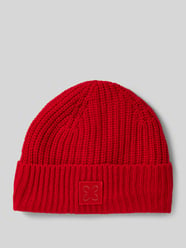 Beanie met brede omslag van Codello Rood - 12